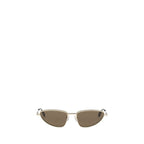 Alexander McQueen Gold Metal Sunglasses - Zeiniez