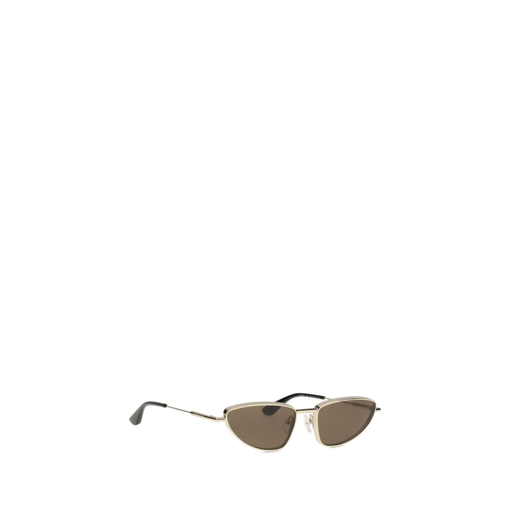 Alexander McQueen Gold Metal Sunglasses - Zeiniez