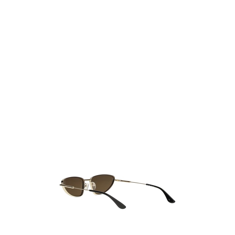 Alexander McQueen Gold Metal Sunglasses - Zeiniez