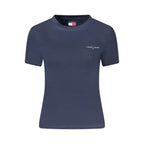 Tommy Hilfiger Blue Cotton Women's T-Shirt