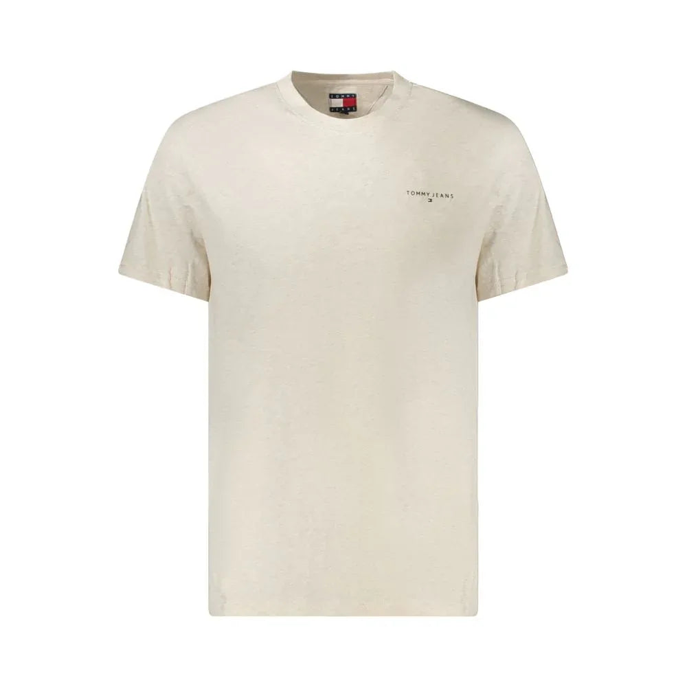 Tommy Hilfiger Beige Cotton Men T-Shirt - Zeiniez
