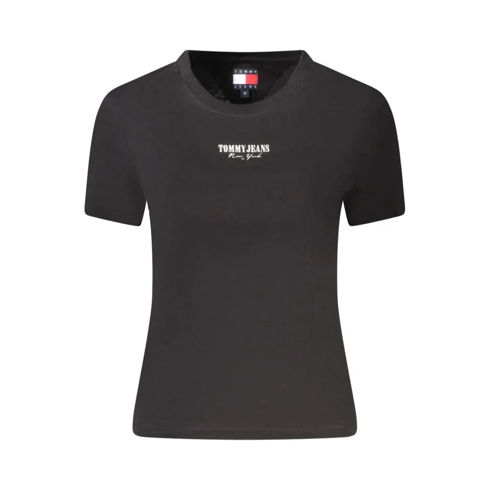 Tommy Hilfiger Black Cotton Women T-Shirt - Zeiniez
