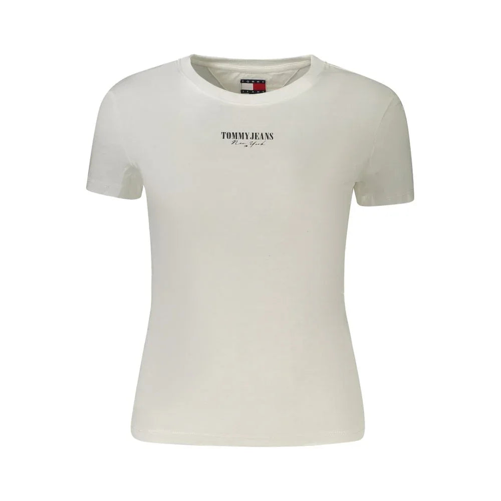 Tommy Hilfiger White Cotton Women T-Shirt - Zeiniez