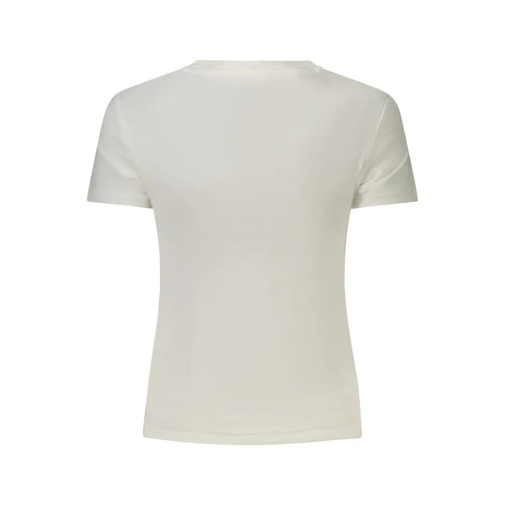 Tommy Hilfiger White Cotton Women T-Shirt - Zeiniez