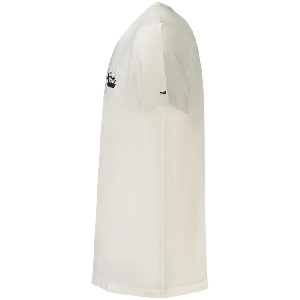 Tommy Hilfiger Bianco Cotton Men T-Shirt - Zeiniez