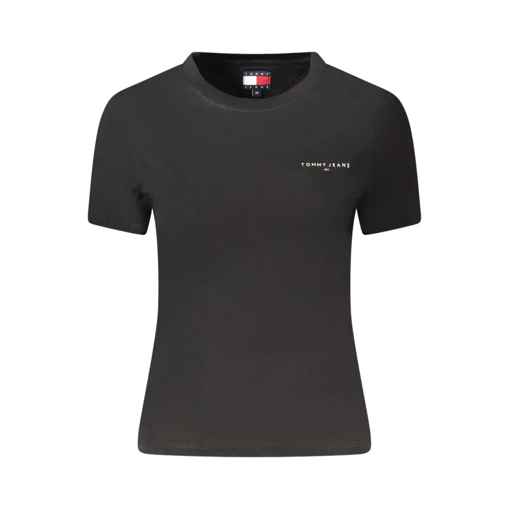 Tommy Hilfiger Black Cotton Women T-Shirt - Zeiniez