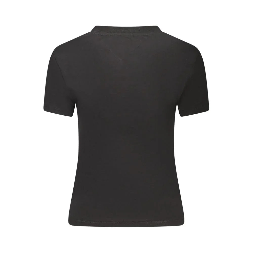 Tommy Hilfiger Black Cotton Women T-Shirt - Zeiniez
