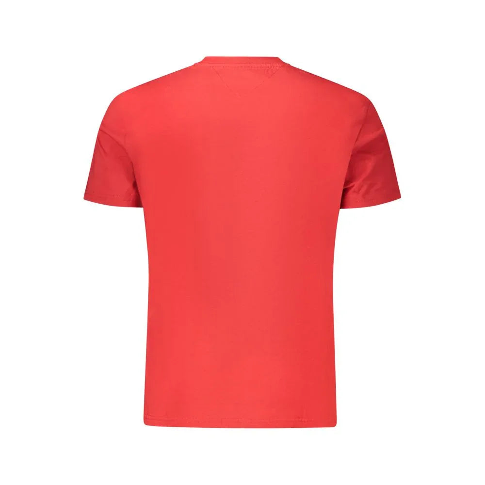 Tommy Hilfiger Red Cotton Men T-Shirt - Zeiniez