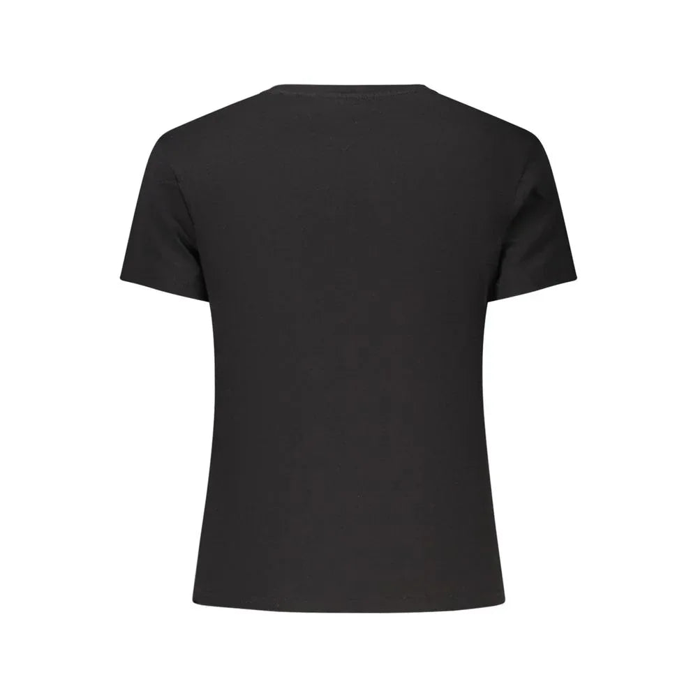 Tommy Hilfiger Black Cotton Women's T-Shirt - Zeiniez