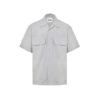 Jil Sander Blue Cotton Shortsleeve Shirt - Zeiniez