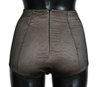 Dolce & Gabbana Bottoms Underwear Beige With Black Net - Zeiniez