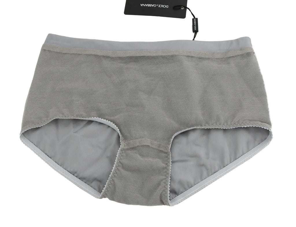 Dolce & Gabbana Underwear Silver With Net Silk Bottoms - Zeiniez