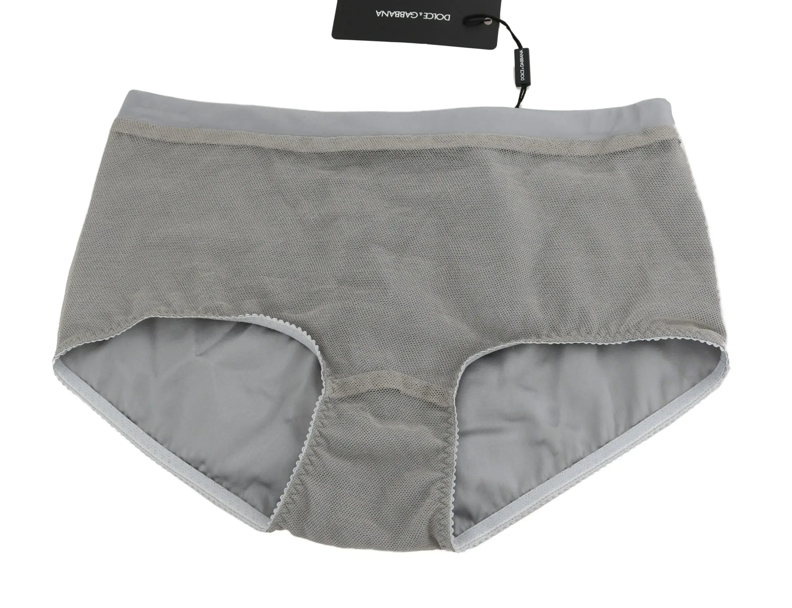 Dolce & Gabbana Underwear Silver With Net Silk Bottoms - Zeiniez