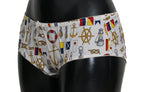 Dolce & Gabbana Underwear Sailor Print Silk Bottoms - Zeiniez
