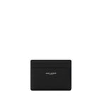 Saint Laurent Black Calf Leather Bos Taurus Wallet - Zeiniez