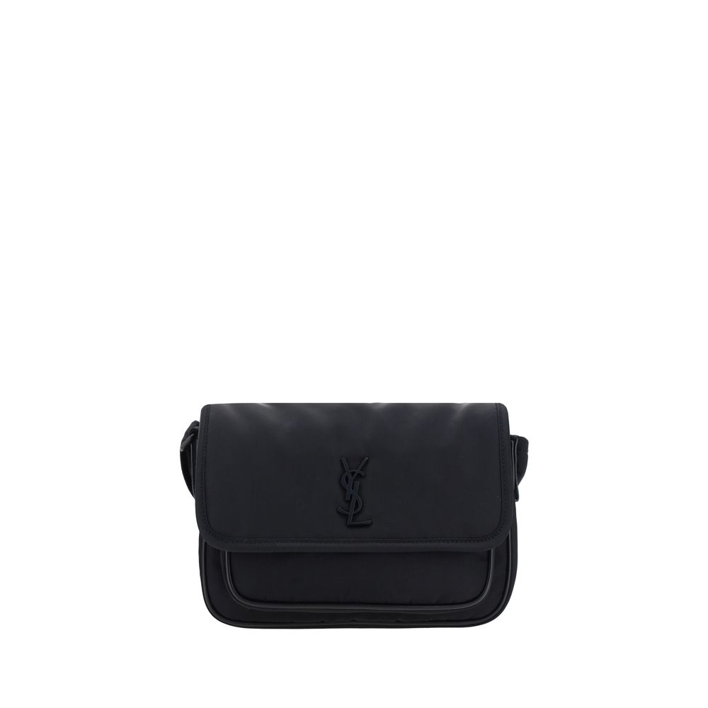 Saint Laurent Black Polyamide Shoulder Bag - Zeiniez