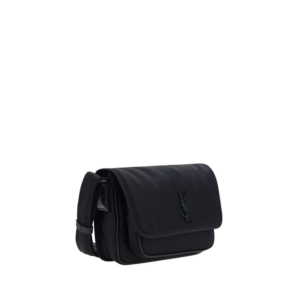 Saint Laurent Black Polyamide Shoulder Bag - Zeiniez