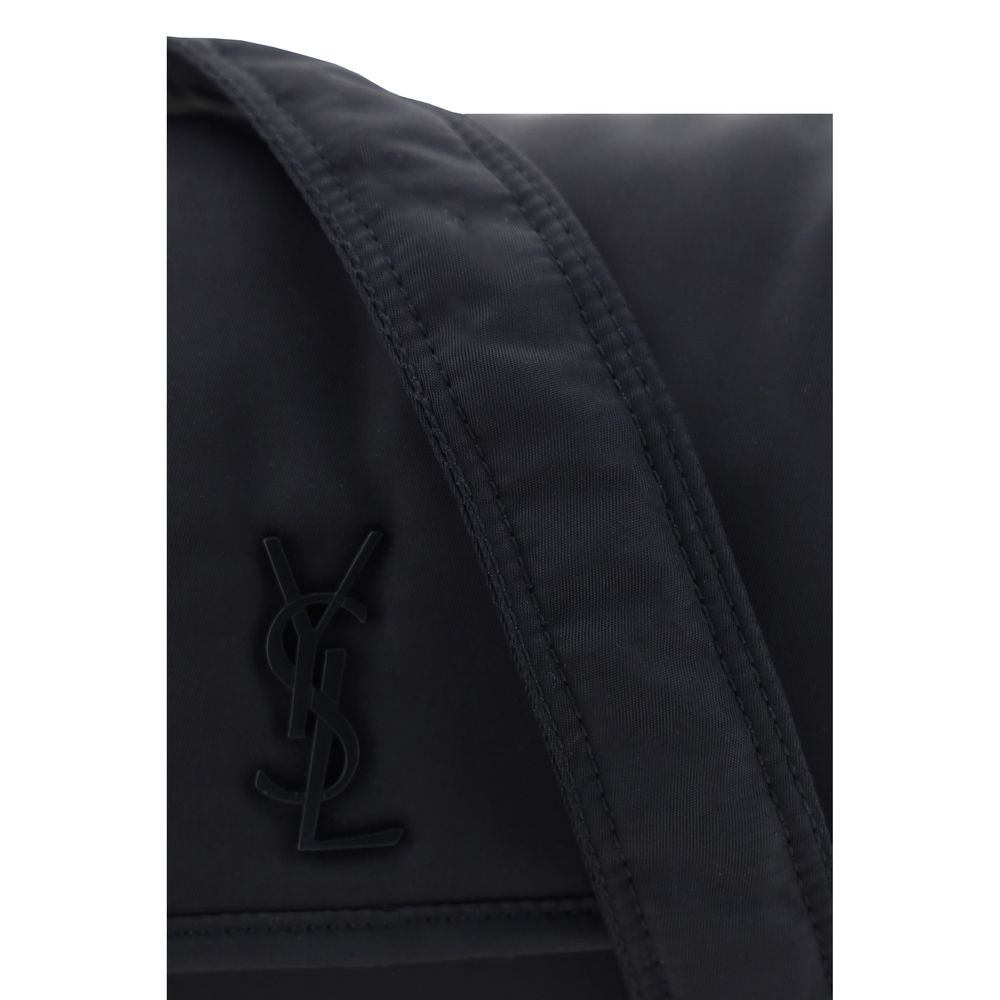 Saint Laurent Black Polyamide Shoulder Bag - Zeiniez