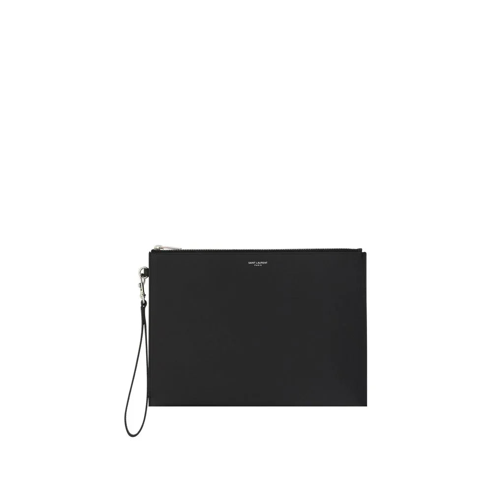 Saint Laurent Black Calf Leather Bos Taurus Other Accessories - Zeiniez