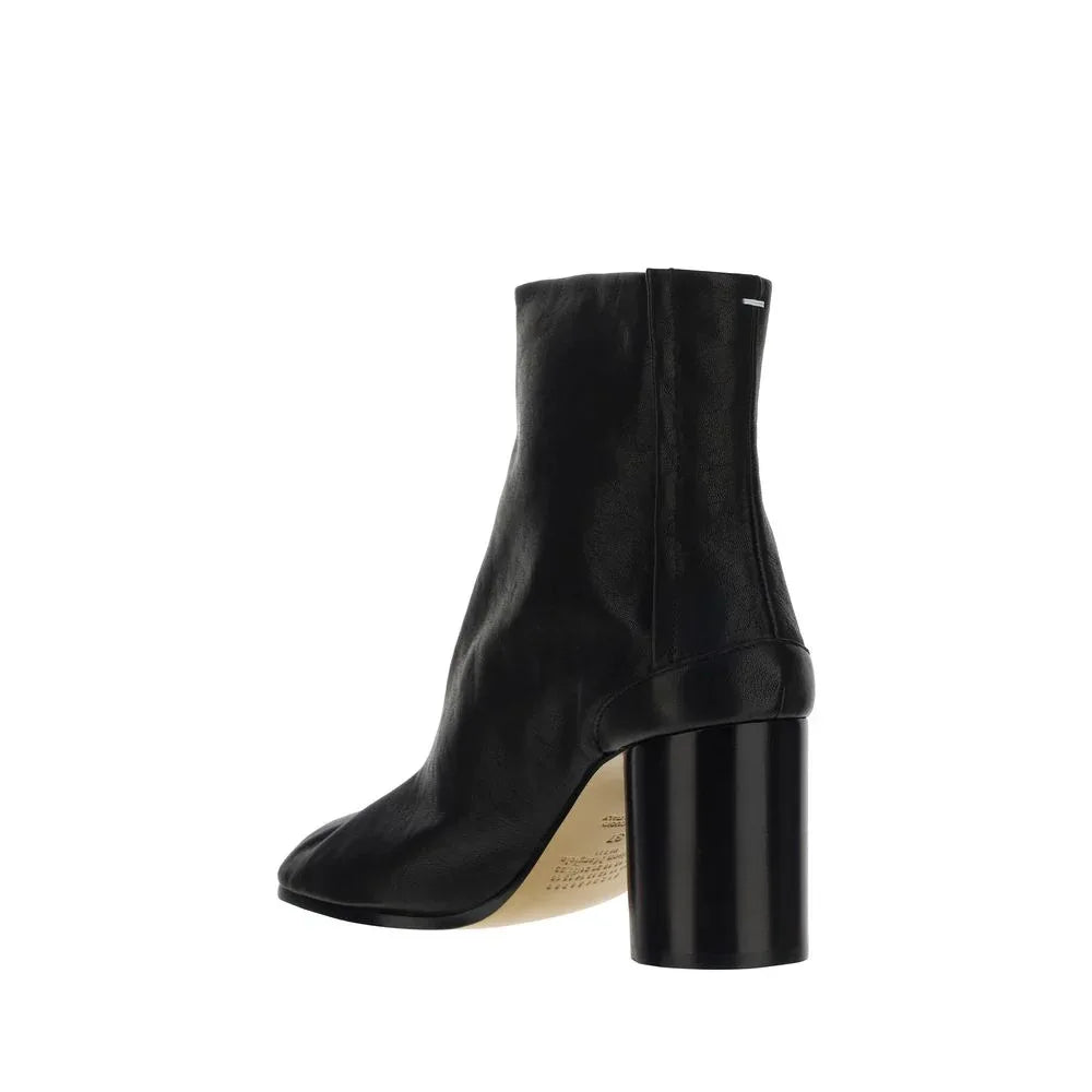 Maison Margiela Black Lamb Ovis Aries Aries Ankle Boots - Zeiniez