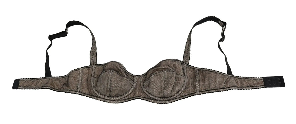 Dolce & Gabbana Brown Regg Balconcino Imbottito Bra Underwear - Zeiniez