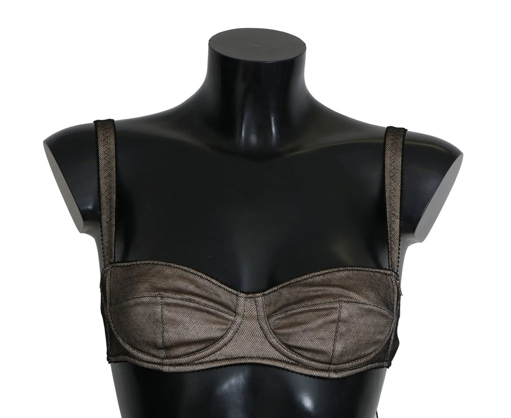 Dolce & Gabbana Brown Regg Balconcino Imbottito Bra Underwear - Zeiniez