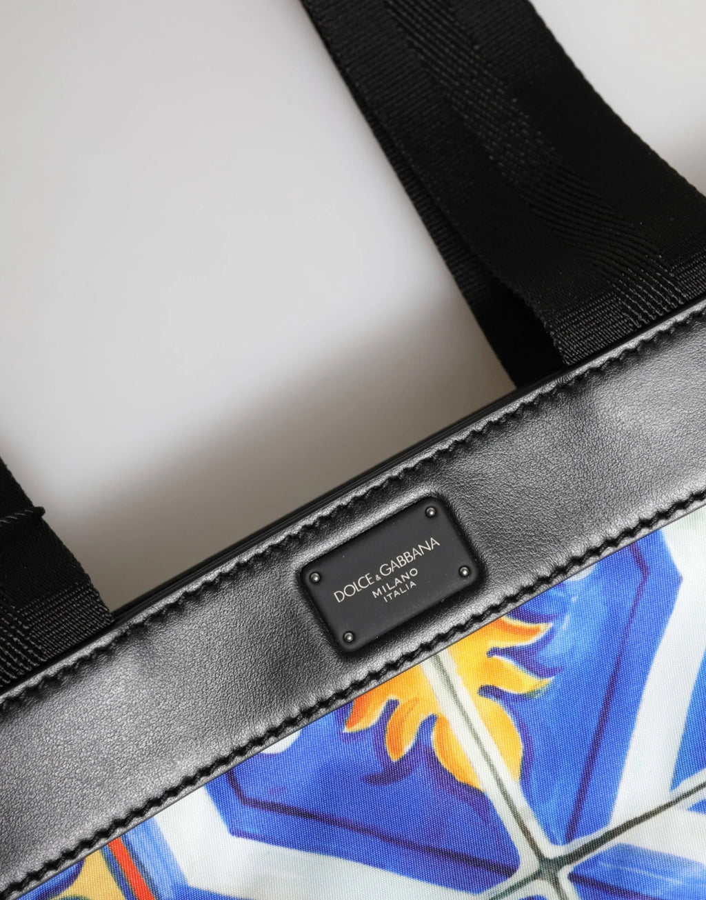 Dolce & Gabbana Multicolor Maiolica Print Tote Shoulder Strap Bag - Zeiniez