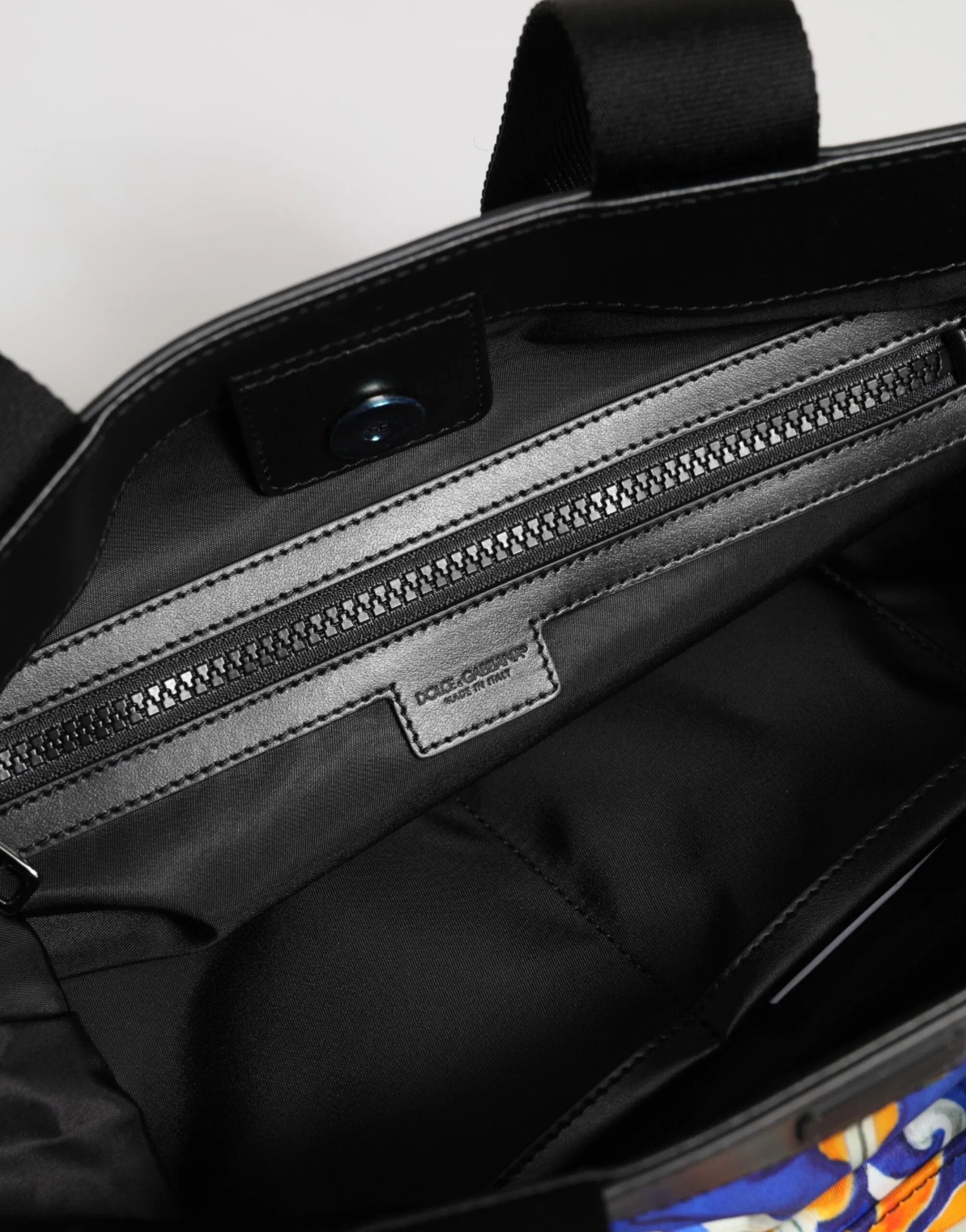 Dolce & Gabbana Multicolor Maiolica Print Tote Shoulder Strap Bag - Zeiniez