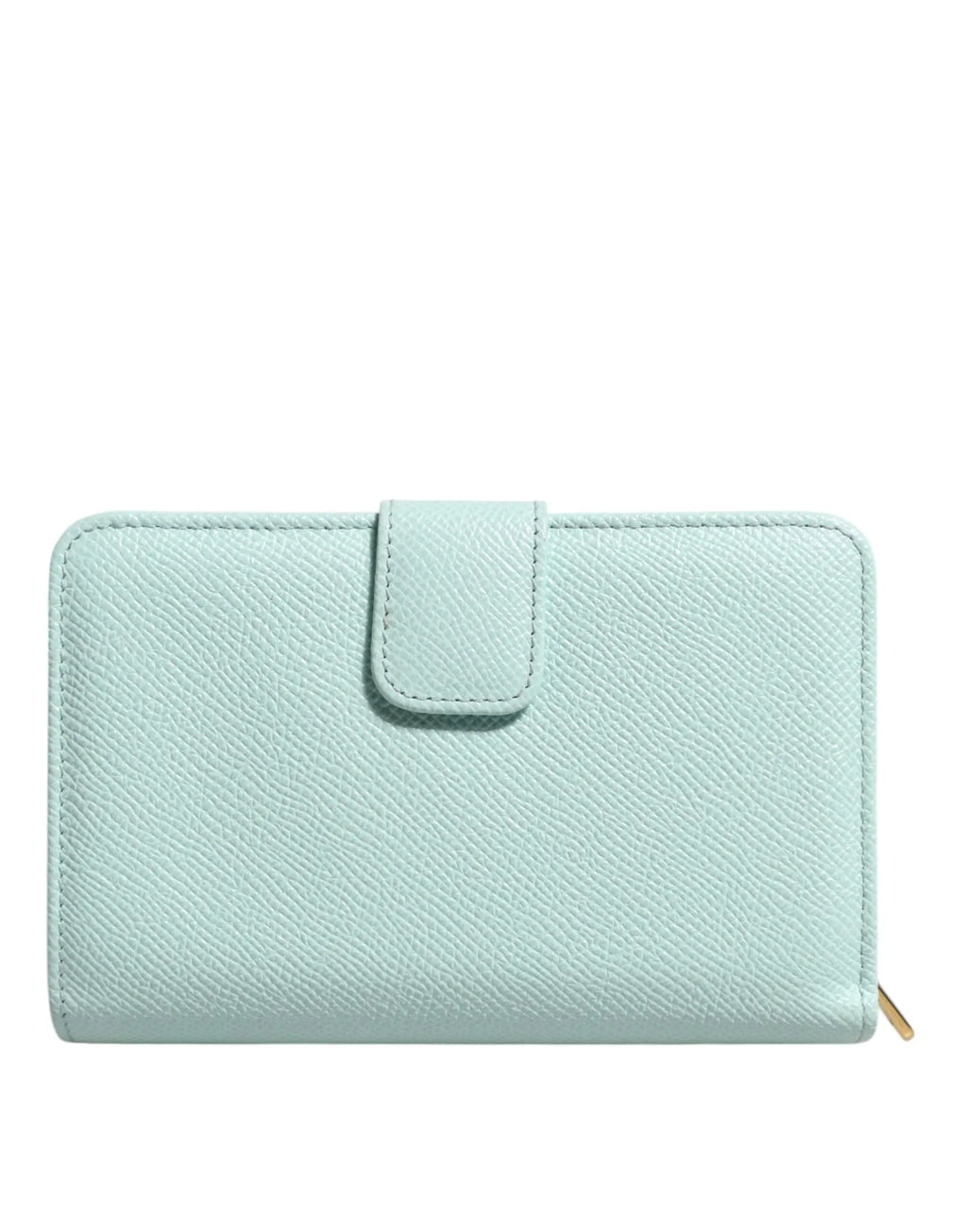 Dolce & Gabbana Mint Green Leather Bifold Continental Clutch Wallet - Zeiniez