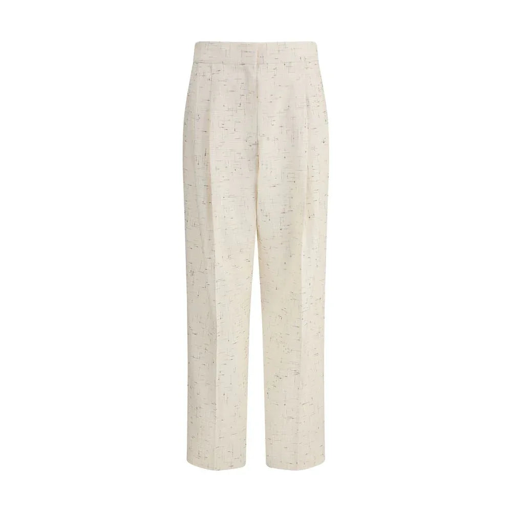 Fabiana Filippi Beige Cotton Casual Pants - Zeiniez
