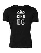 Dolce & Gabbana Black DG King Crown Cotton Crew Neck T-shirt - Zeiniez