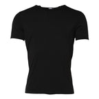 Dolce & Gabbana Black Modal Men Crew Neck Underwear T-shirt - Zeiniez