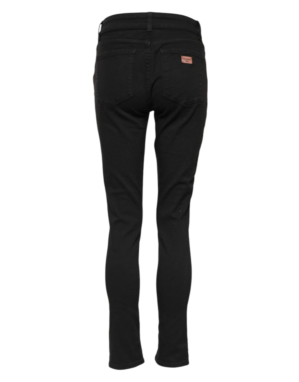 Dolce & Gabbana Black Cotton Skinny Mid Waist Denim Jeans - Zeiniez