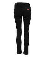 Dolce & Gabbana Black Cotton Skinny Mid Waist Denim Jeans - Zeiniez