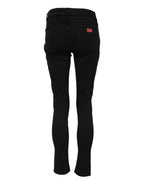 Dolce & Gabbana Black Cotton Skinny Mid Waist Denim Jeans