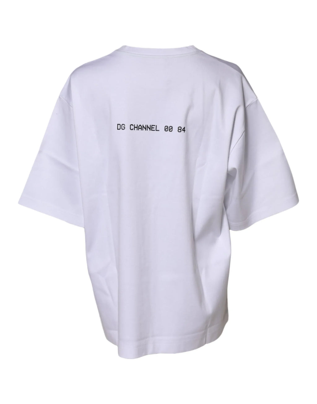 Dolce & Gabbana White Cotton Printed Short Sleeves T-shirt - Zeiniez