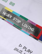 Dolce & Gabbana White Cotton Printed Short Sleeves T-shirt - Zeiniez