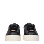 Kenzo Black Leather Low Top Sneakers
