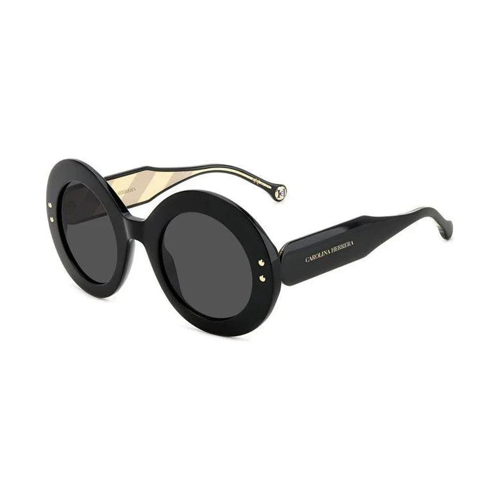 Carolina Herrera Black Acetate Sunglasses - Zeiniez
