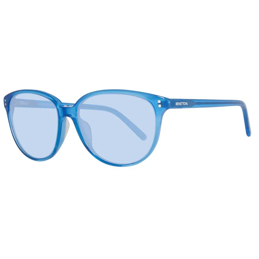 Benetton Blue Plastic Sunglasses - Zeiniez