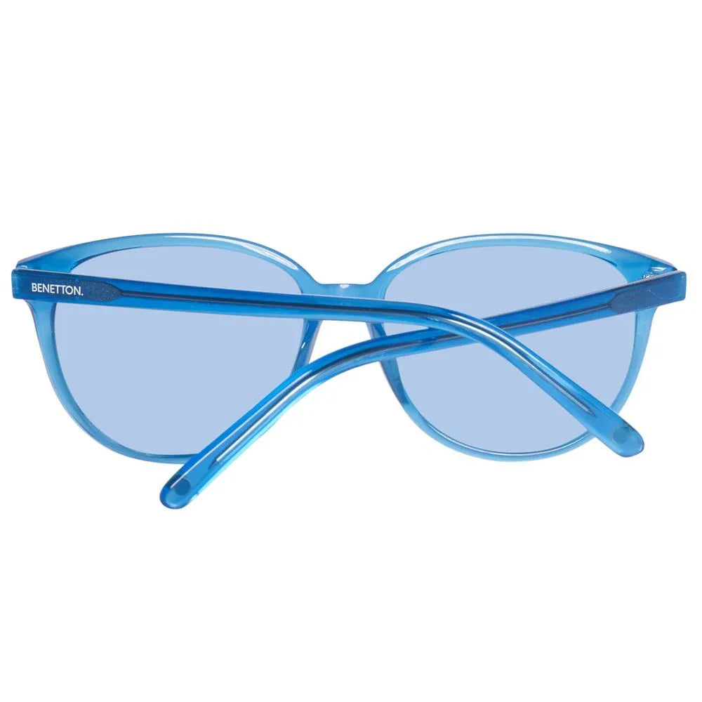 Benetton Blue Plastic Sunglasses - Zeiniez
