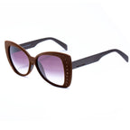 Italia Independent Brown Acetate Sunglasses