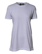 Dolce & Gabbana White Cotton Goodluck 2023 Crew Neck T-shirt - Zeiniez