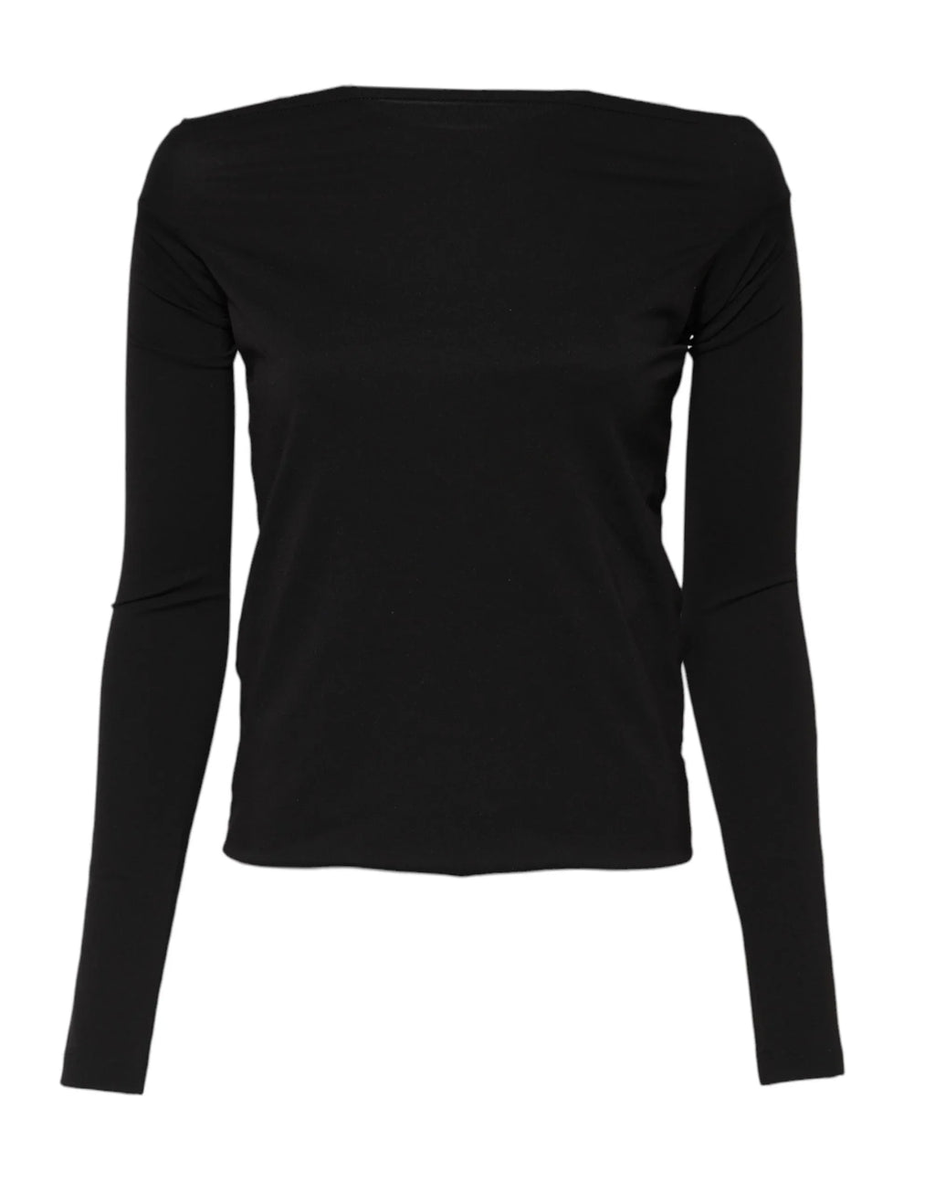 Dolce & Gabbana Black Wool Shrug Crew Neck Pullover Sweater - Zeiniez
