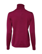 Dolce & Gabbana Fuchsia Wool Long Sleeves Turtleneck Sweater - Zeiniez