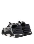Dolce & Gabbana Black Gray NS1 Low Top Sneakers Shoes - Zeiniez