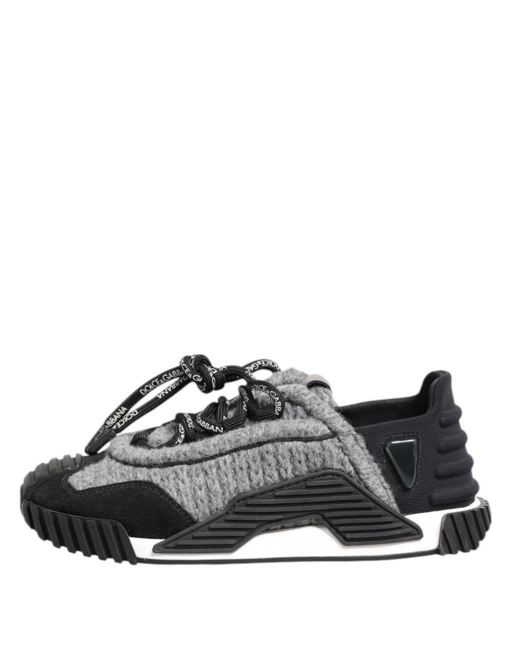 Dolce & Gabbana Black Gray NS1 Low Top Sneakers Shoes - Zeiniez