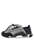 Dolce & Gabbana Black Gray NS1 Low Top Sneakers Shoes - Zeiniez