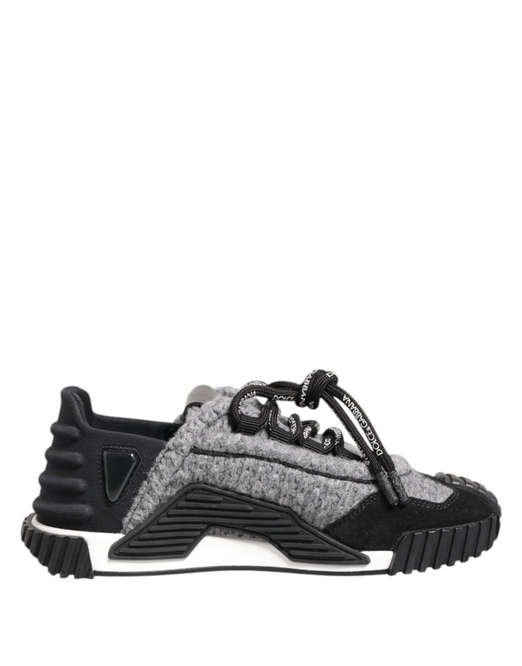 Dolce & Gabbana Black Gray NS1 Low Top Sneakers Shoes - Zeiniez