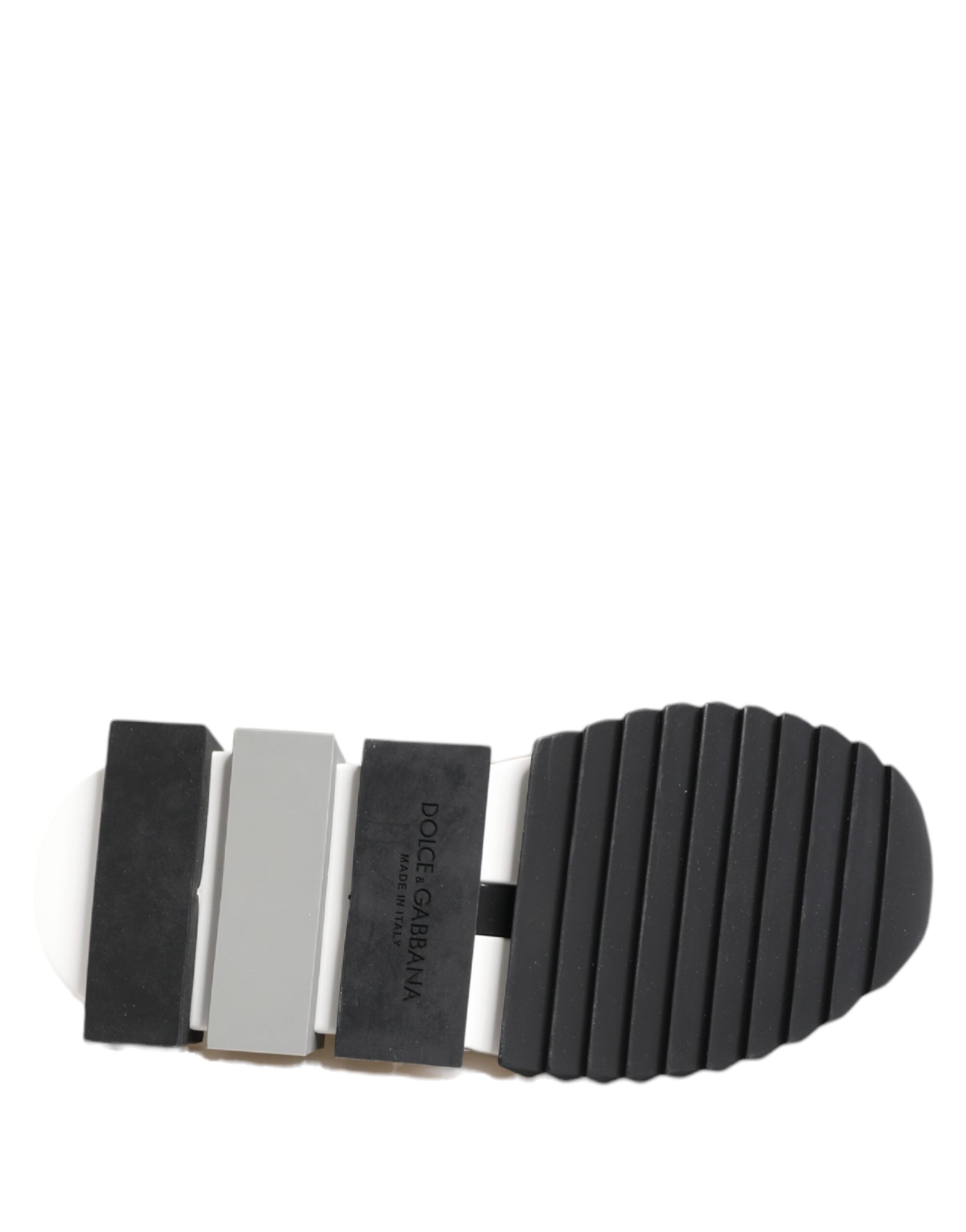 Dolce & Gabbana Black White Sorrento Low Top Sneakers Shoes - Zeiniez